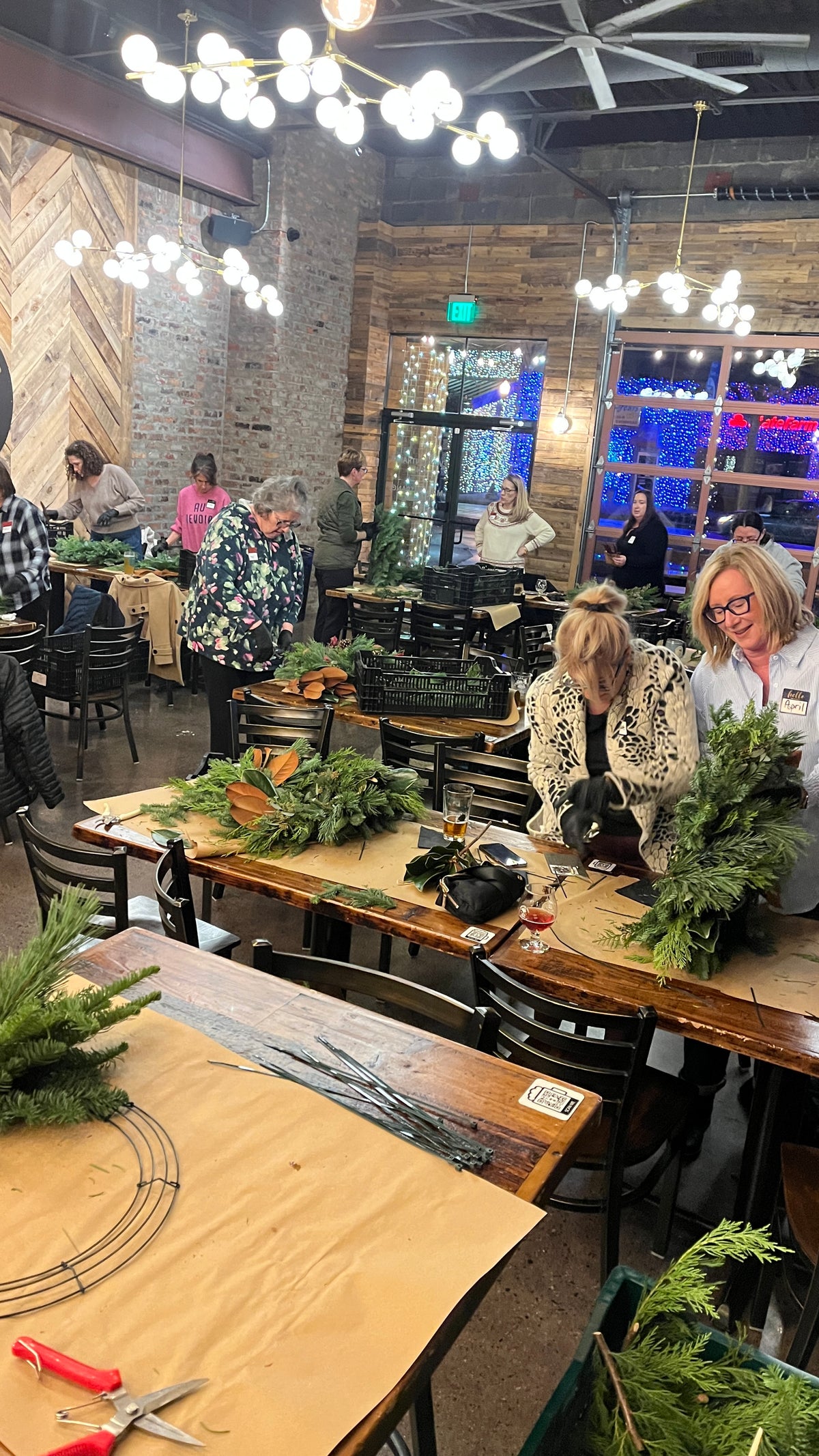 Hand-Tied Wreath Workshop at Copper Hop  Brewery on December 1st