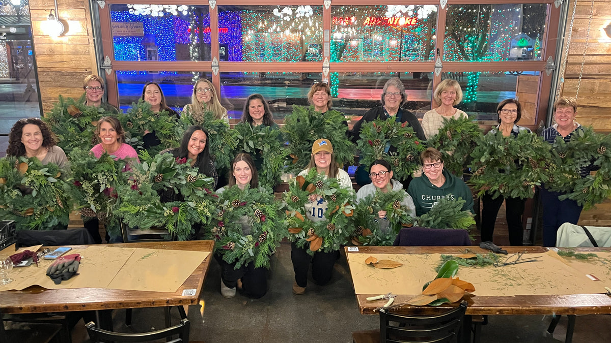 Hand-Tied Wreath Workshop at Copper Hop  Brewery on December 1st