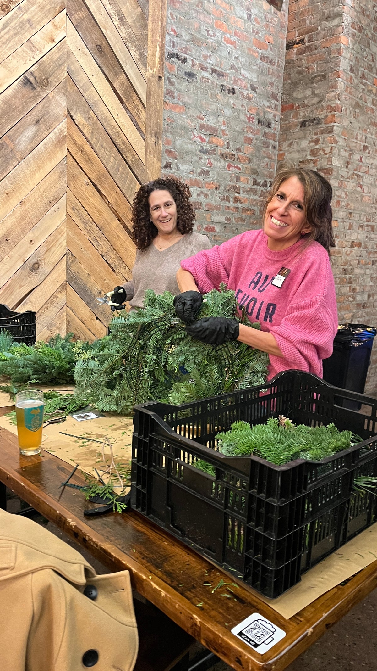 Hand-Tied Wreath Workshop at Copper Hop  Brewery on December 1st