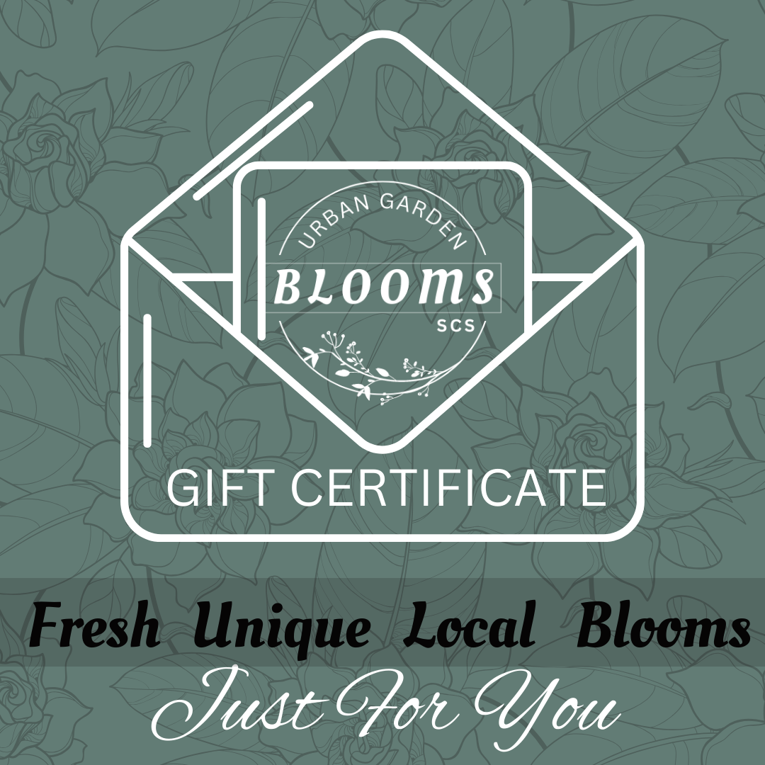 Urban Garden Blooms Gift Certificate (eCard)